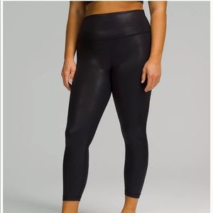 NEW WITH TAGS LULULEMON ALIGN HR PANT 25’’ SHINE